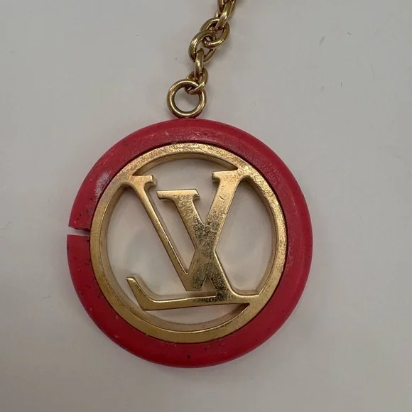 Louis Vuitton Pink and Gold Keychain - Picture 5 of 5